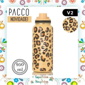 Pacco - Kit Leopard Amarela com gravação a laser - Imagem 3