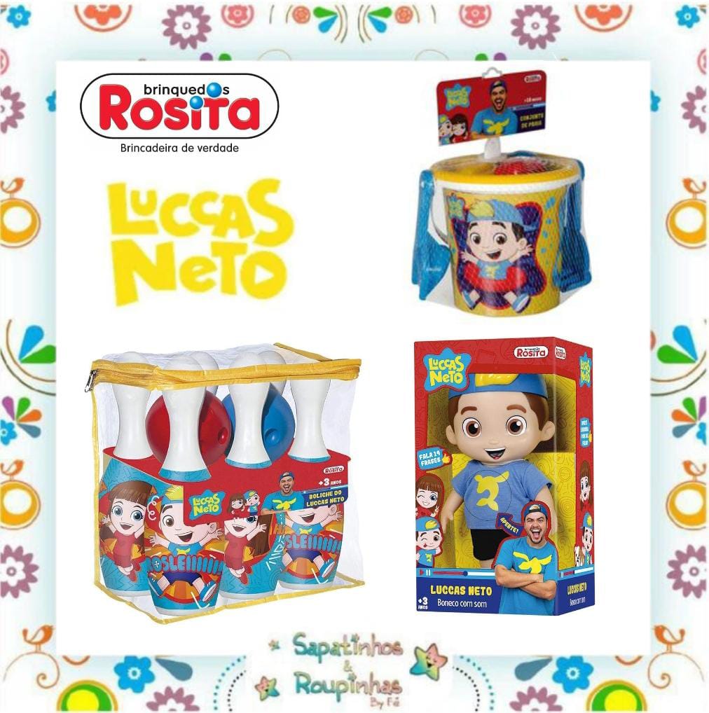 Boneco com Som Luccas Neto - Brinquedos Rosita