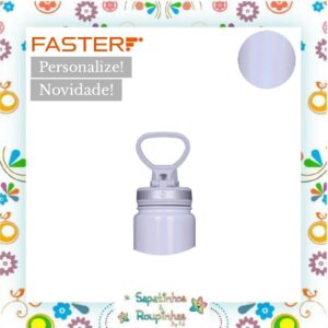 Faster - Garrafa Térmica 900ml Shine White com gravação a laser - Imagem 5