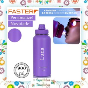 Faster - Garrafa Térmica 900ml com gravação a laser - Imagem 30