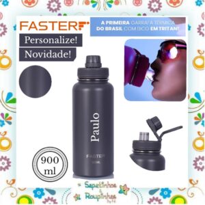 Faster - Garrafa Térmica 900ml com gravação a laser - Imagem 32