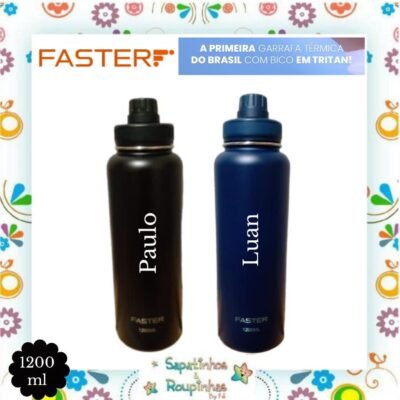 Faster - Garrafa Térmica 1200ml com gravação a laser
