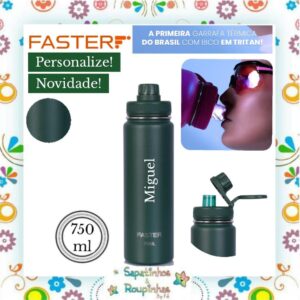 Faster - Garrafa Térmica 750ml  com gravação a laser - Imagem 5