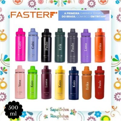 Faster - Garrafa Térmica 500ml com gravação a laser
