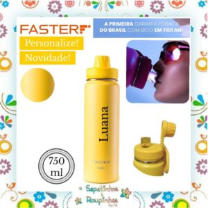 Faster - Garrafa Térmica 750ml  com gravação a laser - Imagem 13