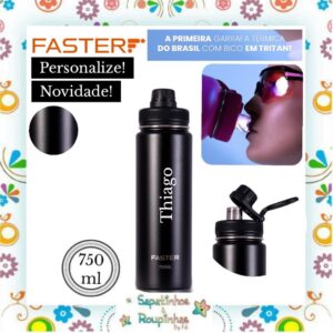 Faster - Garrafa Térmica 750ml  com gravação a laser - Imagem 26