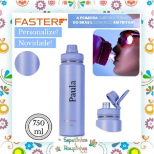 Faster - Garrafa Térmica 750ml  com gravação a laser - Imagem 31