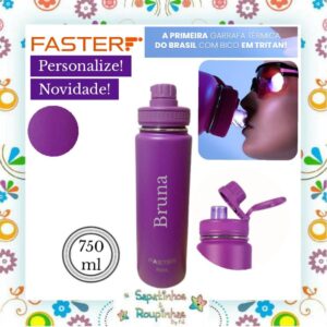 Faster - Garrafa Térmica 750ml  com gravação a laser - Imagem 43