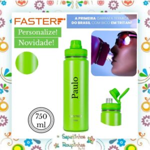 Faster - Garrafa Térmica 750ml  com gravação a laser - Imagem 50