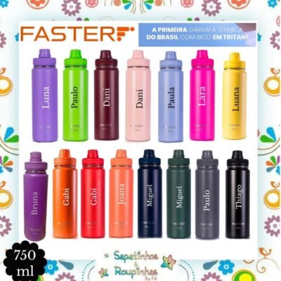 Faster - Garrafa Térmica 750ml  com gravação a laser