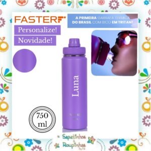 Faster - Garrafa Térmica 750ml  com gravação a laser - Imagem 52
