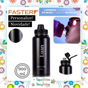 Faster - Garrafa Térmica 900ml com gravação a laser - Imagem 4