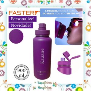 Faster - Garrafa Térmica 900ml com gravação a laser - Imagem 11