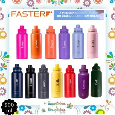Faster - Garrafa Térmica 900ml com gravação a laser
