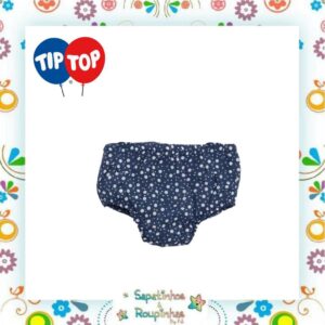 Tip Top - Vestido e Calcinha Infantil Azul - Imagem 3