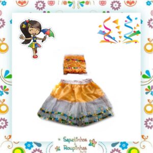 Fantasia Infantil Frevo Colorida - Imagem 4