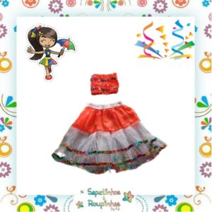 Fantasia Infantil Frevo Colorida - Imagem 3