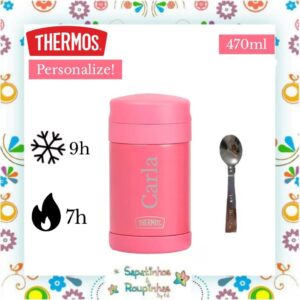 Thermos - Kit Coral com gravação a laser - Imagem 6