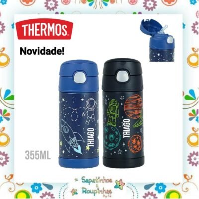 Thermos - Garrafa Astronauta 355ml com gravação a laser