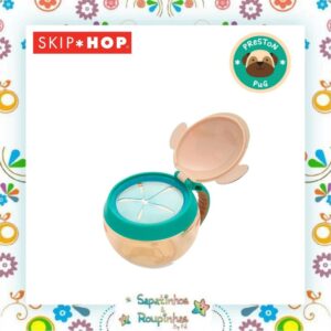 Skip Hop - Porta Snack Zoo Cachorro Pug com gravação a laser - Imagem 5