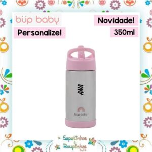 Bup Baby - Garrafa Flip Térmica 350ml com gravação a laser - Imagem 7