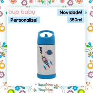 Bup Baby - Garrafa Flip Térmica 350ml com gravação a laser - Imagem 3