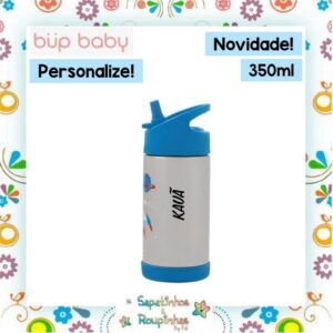Bup Baby - Garrafa Flip Térmica 350ml com gravação a laser - Imagem 4