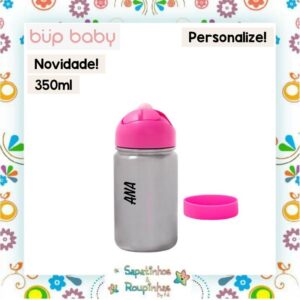 Bup Baby - Garrafa Flip Térmica com alça de silicone com gravação a laser - Imagem 32