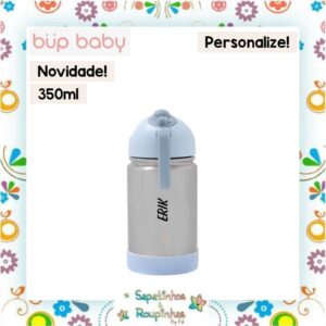 Bup Baby - Garrafa Flip Térmica com alça de silicone com gravação a laser - Imagem 35