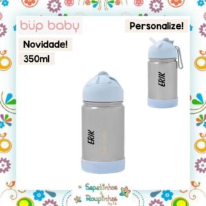 Bup Baby - Garrafa Flip Térmica com alça de silicone com gravação a laser - Imagem 36