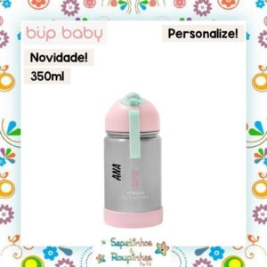Bup Baby - Garrafa Flip Térmica com alça de silicone com gravação a laser - Imagem 21