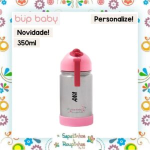 Bup Baby - Garrafa Flip Térmica com alça de silicone com gravação a laser - Imagem 29
