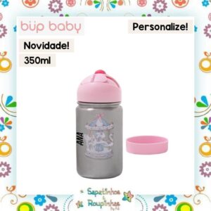 Bup Baby - Garrafa Flip Térmica com alça de silicone com gravação a laser - Imagem 13