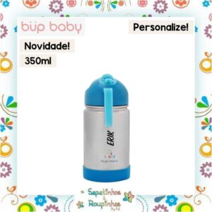 Bup Baby - Garrafa Flip Térmica com alça de silicone com gravação a laser - Imagem 9