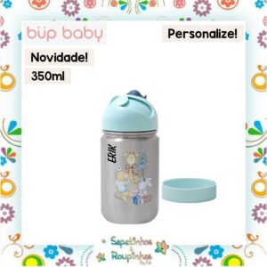 Bup Baby - Garrafa Flip Térmica com alça de silicone com gravação a laser - Imagem 8