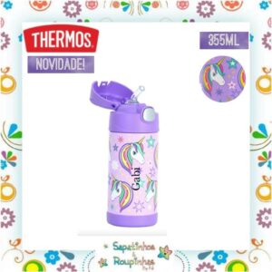 Thermos - Garrafa Térmica Unicórnio com gravação a laser - Imagem 3