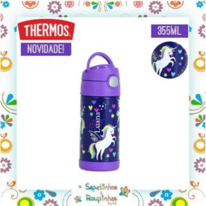 Thermos - Garrafa Térmica Unicórnio com gravação a laser - Imagem 3