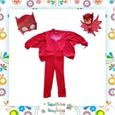 Fantasia Infantil Corujita PJ Masks
