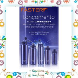 Faster - Garrafa Térmica Luminous Blue com gravação a laser - Imagem 9