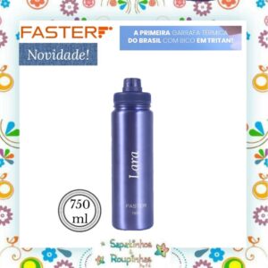Faster - Garrafa Térmica Luminous Blue com gravação a laser - Imagem 10