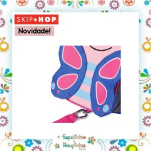 Skip Hop - Mini Mochila Infantil  Zoo Borboleta com Alça de Segurança - Imagem 6