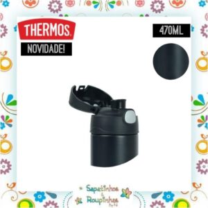 Thermos - Garrafa Térmica Preto 470ml com gravação a laser - Imagem 3