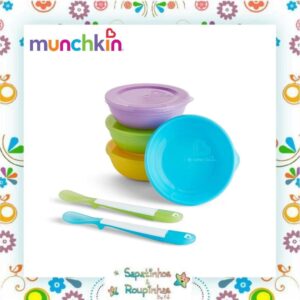 Munchkin - Kit Tigelas e Copo de Treinamento com gravação a laser - Imagem 7