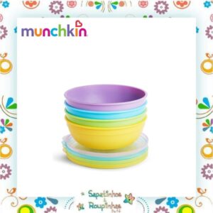 Munchkin - Kit Tigelas e Copo de Treinamento com gravação a laser - Imagem 6