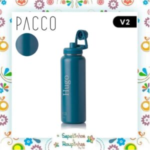 Pacco - Garrafa Térmica Hydra V2 Petróleo com gravação a laser - Imagem 11