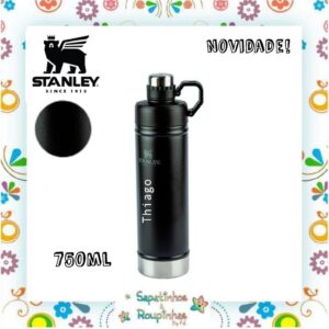 Stanley - Garrafa Térmica Black 750ml com gravação a laser - Imagem 3