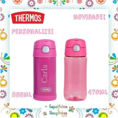 Thermos - Kit Garrafa e Squezee com gravação a laser