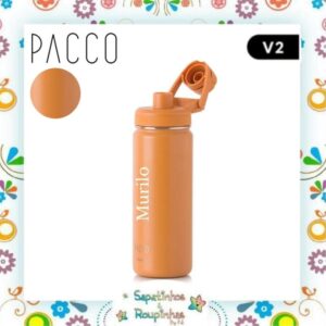 Pacco - Garrafa Térmica Hydra V2 Caramelo com gravação a laser - Imagem 13