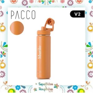 Pacco - Garrafa Térmica Hydra V2 Caramelo com gravação a laser - Imagem 27