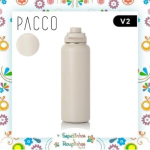 Pacco - Garrafa Térmica Hydra V2 Creme com gravação a laser - Imagem 10
